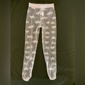 Boutique mesh toddler tights